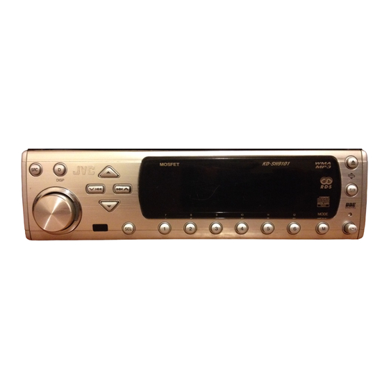JVC KD-SH9101 Installation & Connection Manual