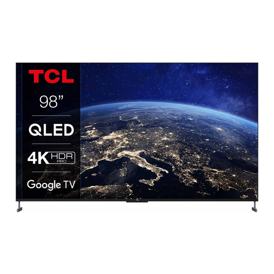 TCL 98C735K Manual