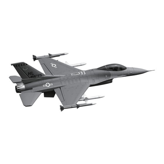 Freewing F-16 FIGHTING FALCON V3 RC Jet Manuals