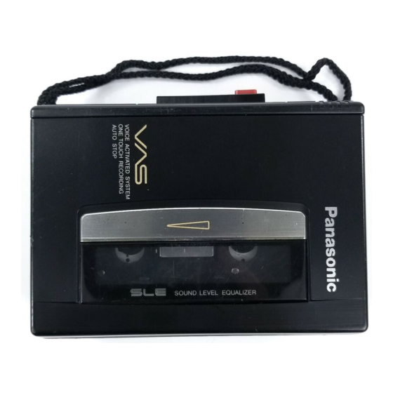 Panasonic RQ-L315 Service Manual