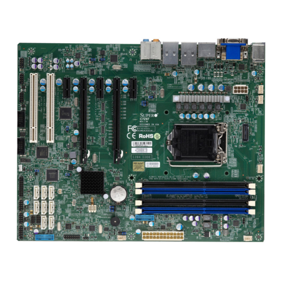 Supermicro C7Z87 User Manual