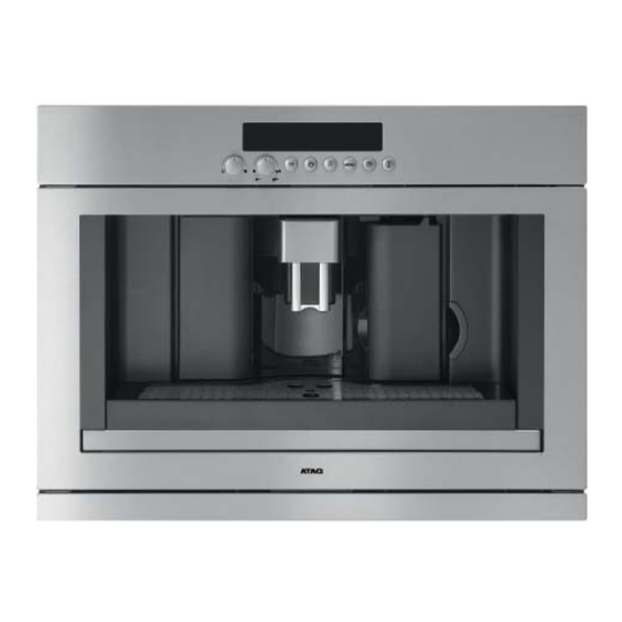 Atag CafeMax CM4111 Manual