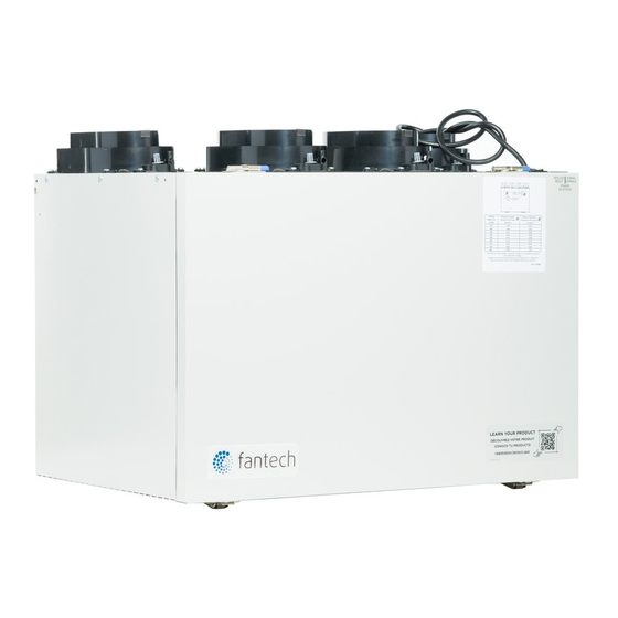 SystemAir Fantech FLEX VHR 150R Manuals