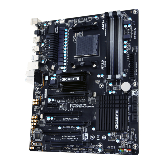 Gigabyte GA-990XA-UD3 R5 User Manual