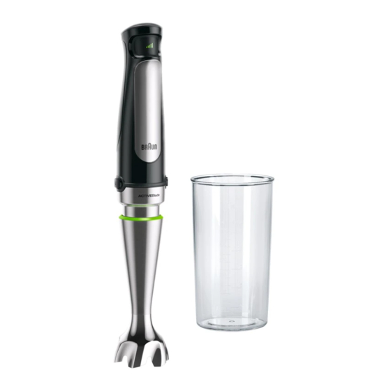 Braun MultiQuick 7 Manual