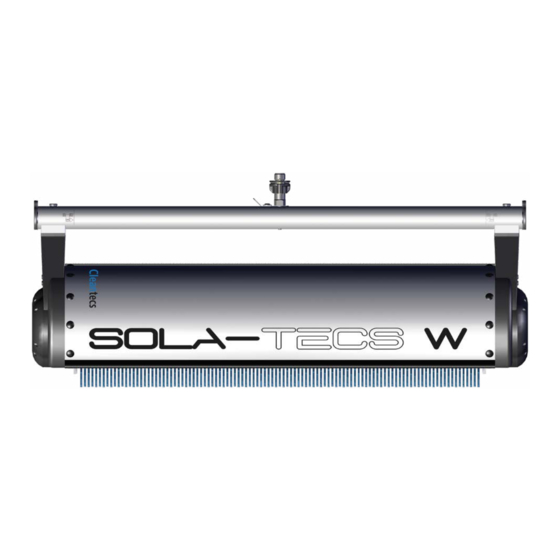 Cleantecs SOLA-TECS W BJ 2010 Series Operating Instructions Manual