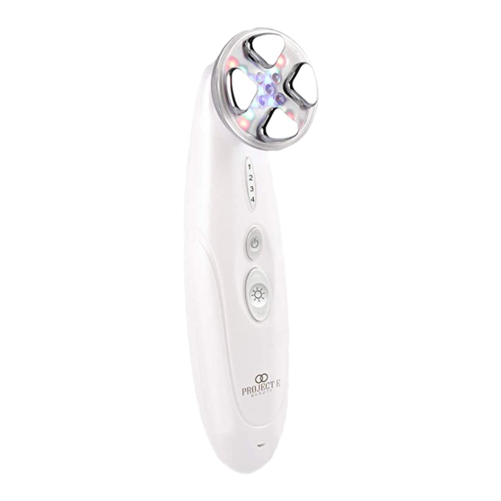 User Manuals: PROJECT E BEAUTY PE098 Mesotherapy Device