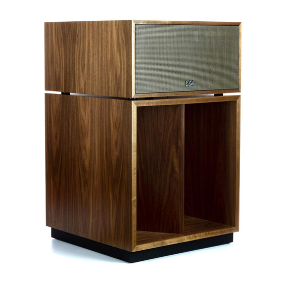 Klipsch HERITAGE La Scala Owner's Manual