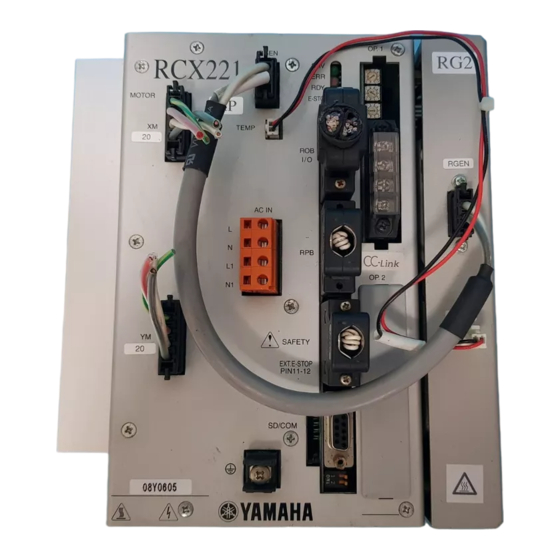 Yamaha CEmarking RCX221 Manuals