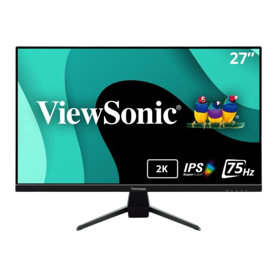 ViewSonic VX2767U-2K User Manual