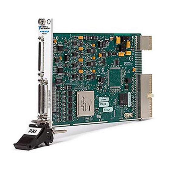 National Instruments NI PXI-7852 User Manual