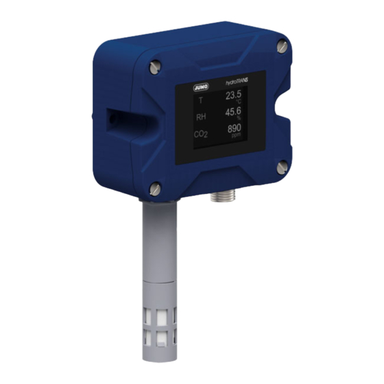 JUMO hydroTRANS S20 Brief Instructions
