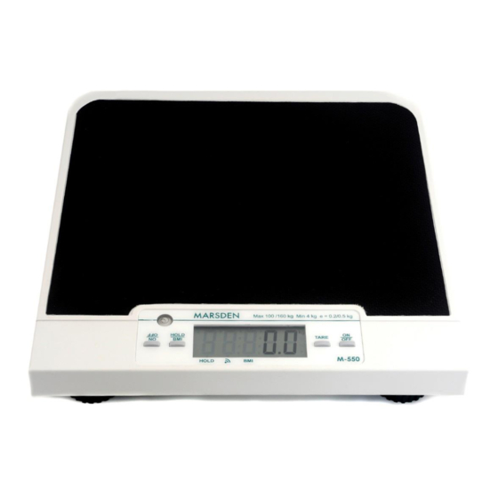 marsden M-550 User Manual
