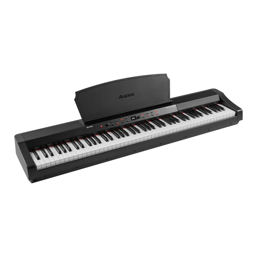 Alesis Prestige Artist - Digital Piano Manual
