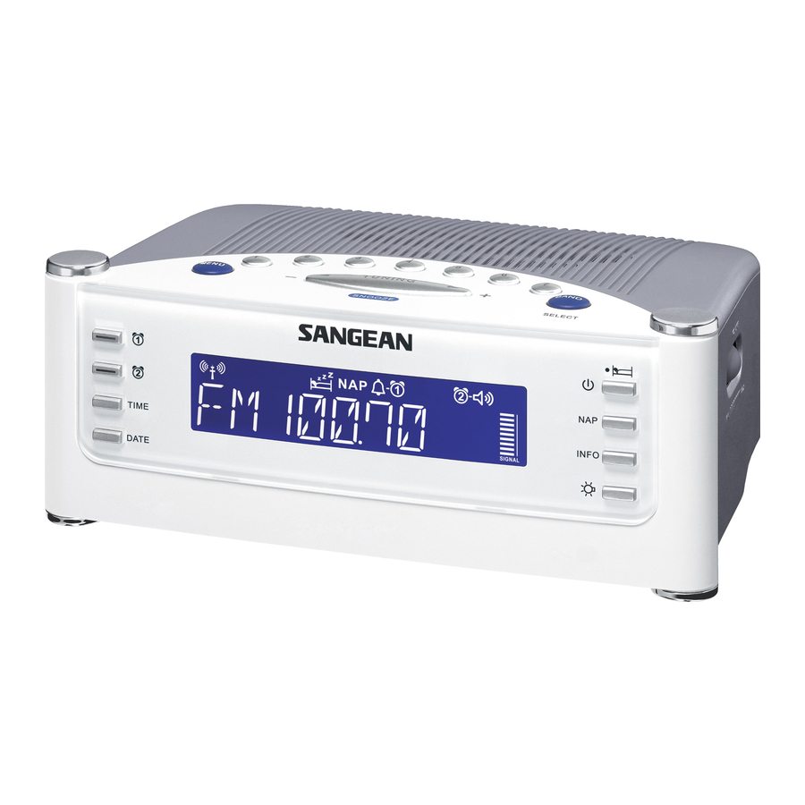 Sangean RCR-22 Manual