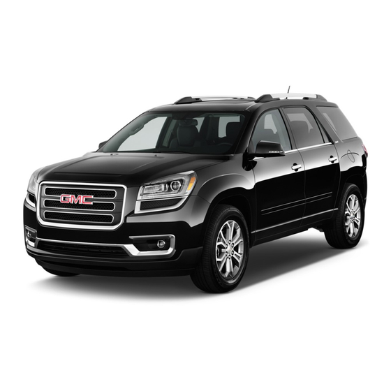 GMC Acadia 2013 Owner's Manual