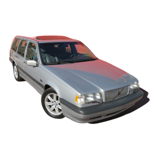 Volvo 1996 850 Owner's Manual