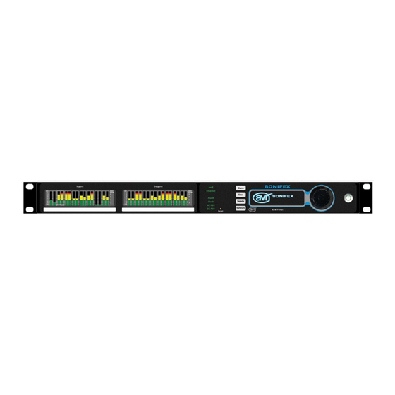 Sonifex AVN-PA8/T/D Handbook