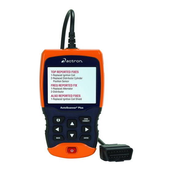 Actron AutoScanner Plus CP9680 Update Instructions