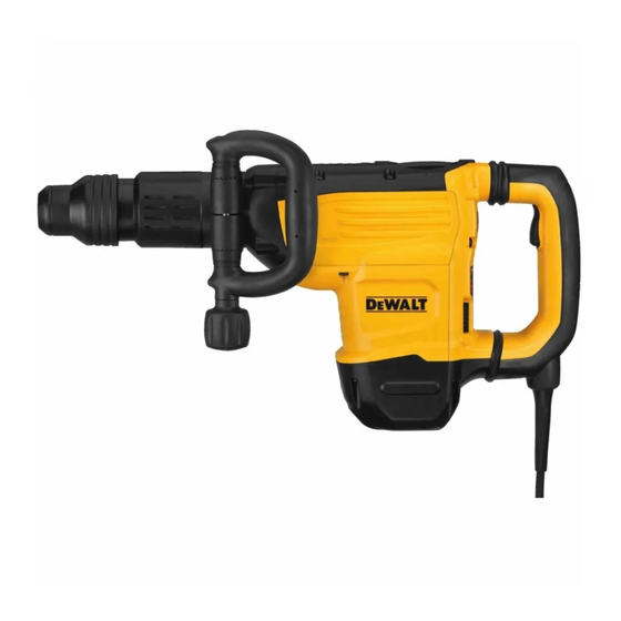DeWalt D25892 Original Instructions Manual