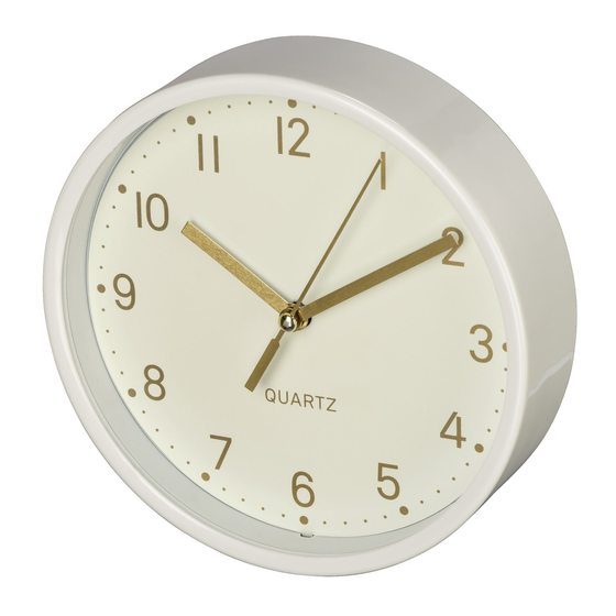 Hama Golden Desk Clock Quiet Manuals