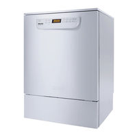 Miele professional PG 8581 Operating Instructions Manual