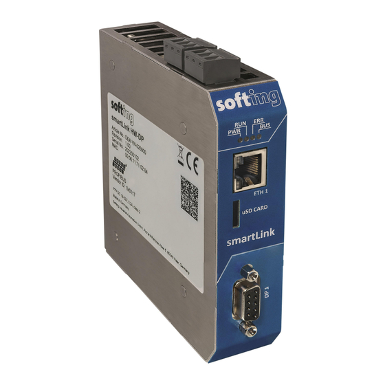 Softing smartLink HW-DP User Manual