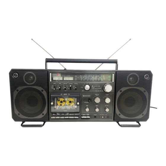 Sanyo M9998LU Service Manual