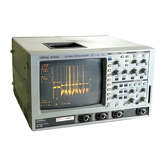 LeCroy 9300C Series Operator's Manual