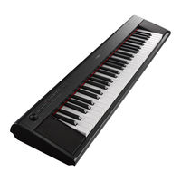 Yamaha Piaggero NP-12 Owner's Manual
