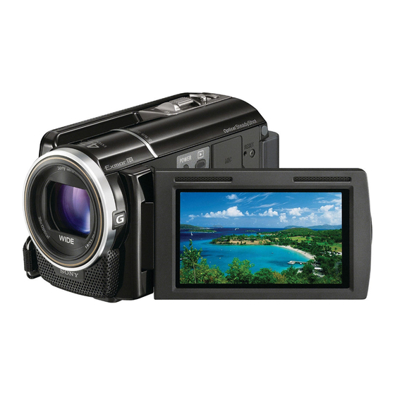 Sony Handycam HDR-PJ50 Manuals