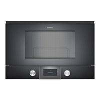 Gaggenau BMP 224/225 Instruction Manual
