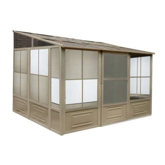 Gazebo penguin W1209 1/2 Assembly Instructions Manual