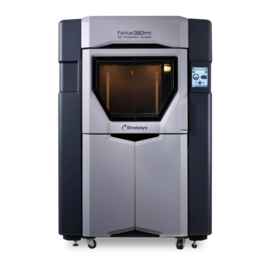 Stratasys FORTUS 380mc Site Preparation Manual
