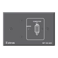 Extron Electronics WP 120 Installation Manual