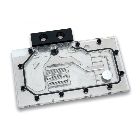 ekwb EK-FC980 GTX Classy Installation And Mounting Manual