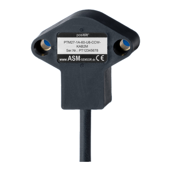 ASM positilt PTM Series Installation And Operation Manual