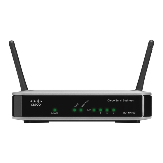 Cisco RV120W Administration Manual