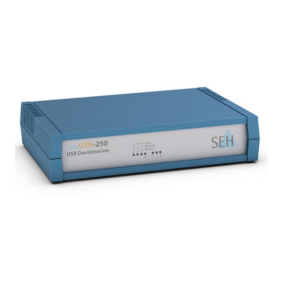 SEH myUTN-250 Manuals
