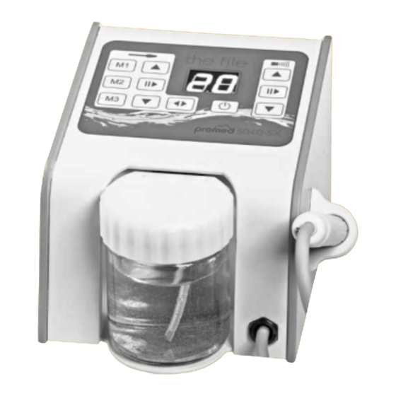 ProMed 5040 SX Instruction Leaflet