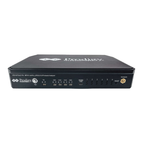 Prodigy PGY-UFS4.0-PA Manual