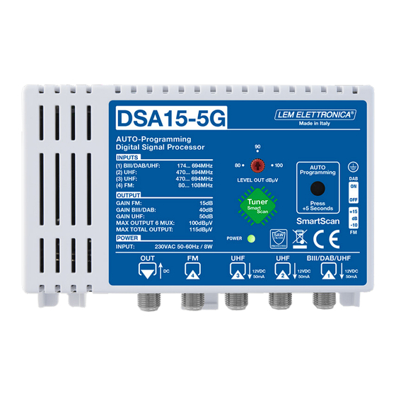 Lem Elettronica DSA15 Datasheet