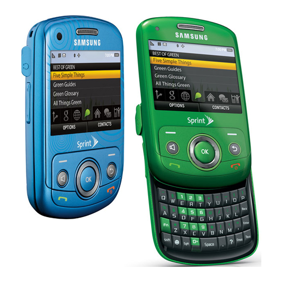 Samsung Sprint M560 Manuals