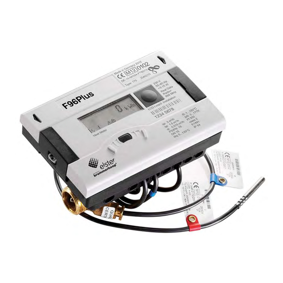 Elster F96Plus Installation And User Manual