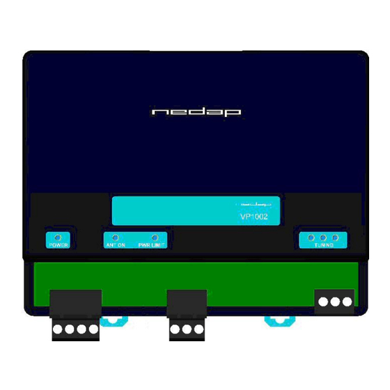 Nedap VP1002 Manual