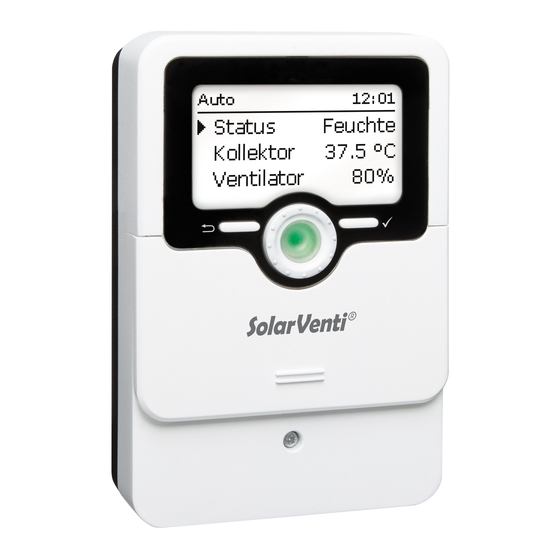 SolarVenti SControl Manual