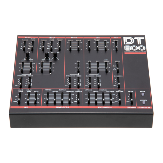 DTronics DT-800 User Manual