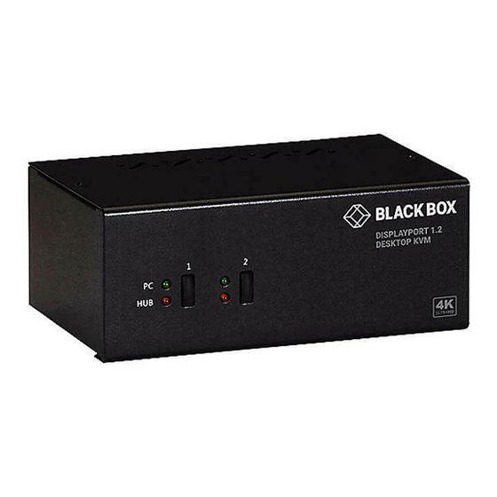 Black Box KV6222DP Quick Start Manual & User Manual