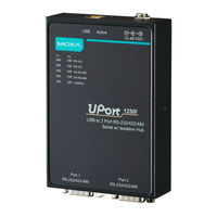 Moxa Technologies UPort 1200 Series Quick Installation Manual