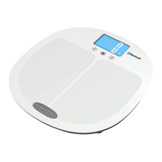 User Manuals: Salter MiBody 9192 Smart Analyser Scale
